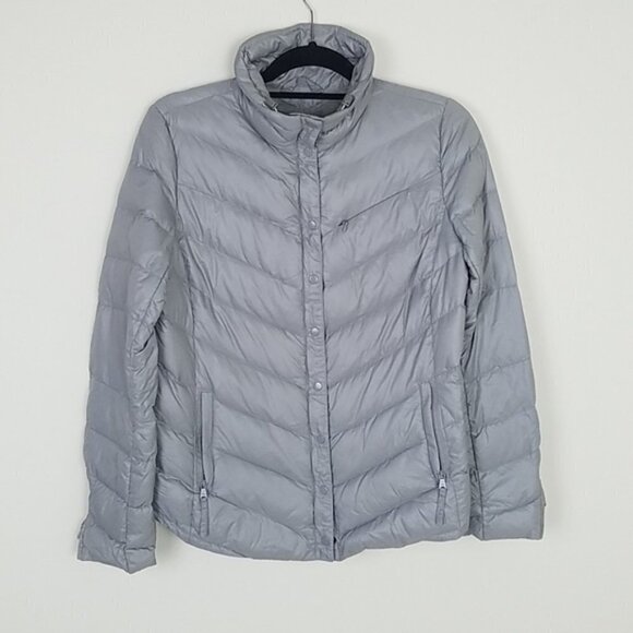 GAP quilted puffer jacket gray Size S - Picture 1 of 4